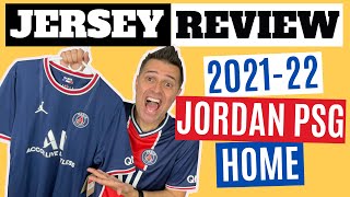 ⚽️ THE FIRST JORDAN PSG HOME KIT 🏀 202122 Jordan PSG Home Jersey Review  Unboxing [upl. by Ansley680]