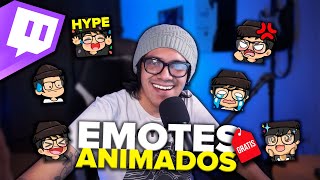 COMO HACER EMOTESEMOJIS ANIMADOS GRATIS PARA TWITCH  Consejos  UrbVic [upl. by Dari745]