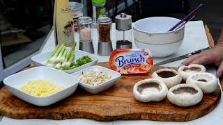 Gegrillte Champignons Gefüllte Pilze vom deutschen Grillmeister [upl. by Louls]