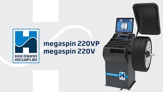 Hofmann Megaplan  megaspin 220VP  megaspin 220V  wheel balancer [upl. by Aida959]