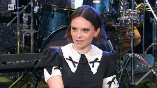 Francesca Michielin  Una pezza di Lundini 27042021 [upl. by Debbra584]