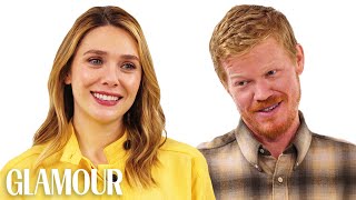 Elizabeth Olsen amp Jesse Plemons Take a Friendship Test  Glamour [upl. by Naro284]