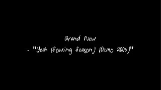 Brand New  quotYeah Sowing Season Demo 2006quot  lyrics [upl. by Condon]