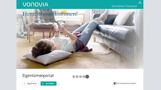 Vonovia Immobilien Treuhand  Tutorials quotRegistrierungsprozess für die neue App Appquot [upl. by Sherwin]