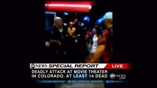 Aurora Colorado Mass Shooting at Movie Theater RAW VIDEO [upl. by Trudi83]