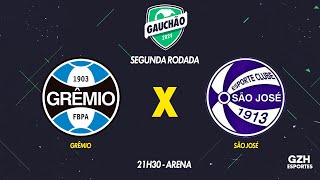 AO VIVO com imagens Grêmio x São josé  Gauchão 2024  24012024 [upl. by Emmerie710]