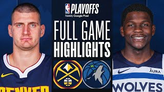 2 NUGGETS at 3 TIMBERWOLVES  FULL GAME 4 HIGHLIGHTS  May 12 2024 [upl. by Hacker]