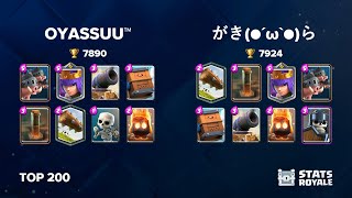 OYASSUU™ vs がき●´ω●ら TOP 200 [upl. by Ordnagela]