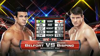 UFC On FX 7 Belfort vs Bisping Full Fight Highlights [upl. by Zaraf]