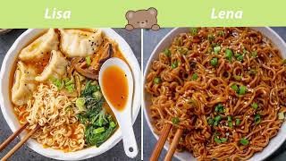 Lisa or Lena  Yummy Korean Food Edition 🤤😋 Spicy X Desserts CloudyChaosMuana [upl. by Yahsed]