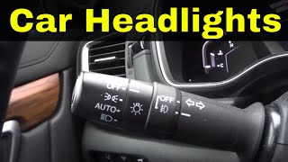 How To Operate Car Headlights In 2 MinutesDriving Lesson [upl. by Adekram]