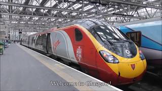 Virgin Trains First Class  London Euston  Glasgow Central 13012018 [upl. by Englebert]