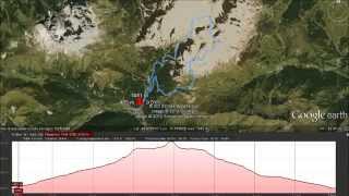 Dolomites Sky Race  Virtual tour su Google Earth [upl. by Hedvig]