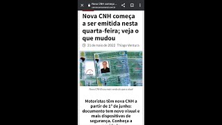 Nova CNH tem novo visual e mais segurança  MinutoDoCarros [upl. by Atilem578]