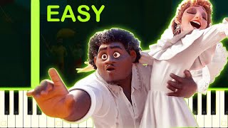 We Dont Talk About Bruno  Disneys Encanto  EASY Piano Tutorial [upl. by Araht]