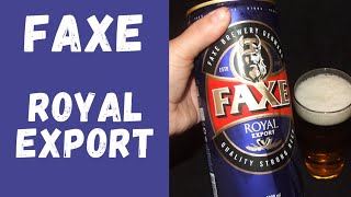 Faxe Royal Export Review [upl. by Aikrahs]