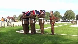 The Funeral Service for Pte WJ Meager and 2 Soldiers Known Unto God 27 9 2023 [upl. by Larsen]