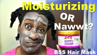 Maui Moisture Hair Mask First Impression  Deep Conditioning 4c Hair [upl. by Meara]