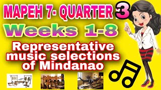 Music quarter 3 Vocal and Instrumental music of Mindanao [upl. by Aitercul]