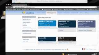 linux mandriva installation part1 francais french [upl. by Natala368]