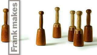 Wood Turned Carvers Mallets [upl. by Enyrhtac560]