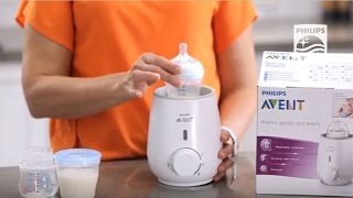 How does the AVENT bottle and food Warmer work  Philips  SCF255 [upl. by Amaleta]