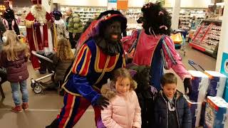 Sinterklaas in Albert Heijn Rhoon centrum [upl. by Erialcyram864]