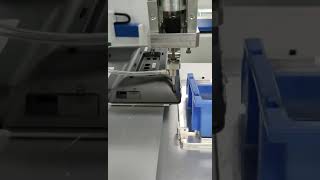 Automatic screw nut bolt remover Automated screw taking machinery screw extractor robot machine [upl. by Attezi]