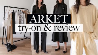 Arket Review Try On Haul amp Review 2023 [upl. by Levram919]