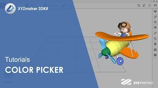 XYZmaker 3DKit Tutorials l Color Picker [upl. by Essej472]