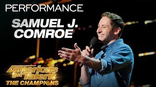 Samuel J Comroe Funny Comedian Breaks Down Male Stereotypes  Americas Got Talent The Champions [upl. by Pravit]