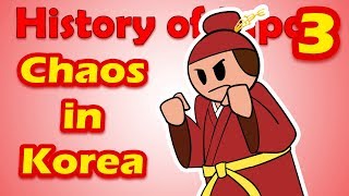 Chaos in Korea Part 3  History of Japan 22 [upl. by Elleunamme308]