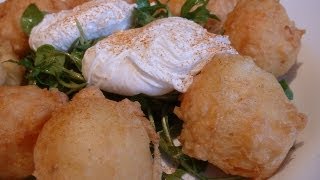 Cooking smoked haddock beignets [upl. by Scevour]