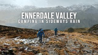 Wild Camping In Rain Ennerdale Valley  Hilleberg Allak 2 [upl. by Aicissej]