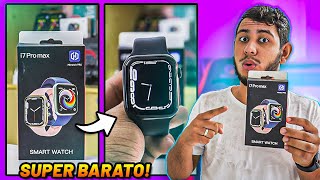 I7 PRO MAX um smartwatch SUPER BARATO mas é BOM Vale a pena comprar análise completa [upl. by Quintilla684]