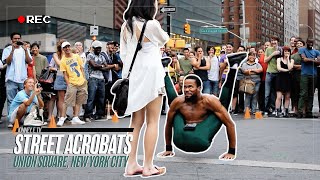 Street Acrobats Perform in Union Square [upl. by Inalaek82]