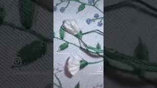 Bordado de Flores em relevo 3D  vídeo completo no canal tutorialdebordado [upl. by Eelanaj282]