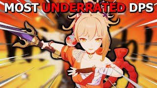 Most UNDERRATED DPS In Genshin Impact  UPDATED Yoimiya Guide 2024 [upl. by Adohr]