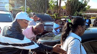 Koffi Olomide Cindy Le Coeur Romantic moments as they sing together after arriving in Nairobi Kenya [upl. by Fox]