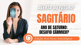 SAGITÁRIO E O ANO DE SATURNO CALMA SEM KARMA Ano Novo Astrológico começa agora  Tarot [upl. by Ahtekal429]