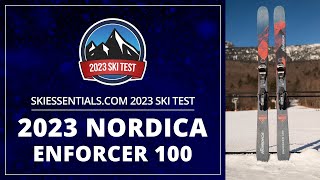 2023 Nordica Enforcer 100  SkiEssentialscom Ski Test [upl. by Acirt837]