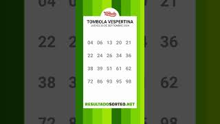 tombola vespertina 26092024  Montevideo Uruguay [upl. by Lorie993]