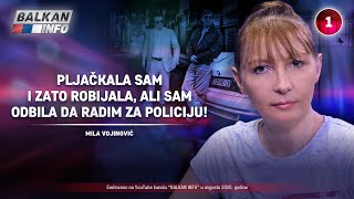 INTERVJU Mila Vojinović Jocić  Pljačkala sam robijala i odbila da radim za policiju 1782020 [upl. by Savinirs]