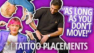 The Best and Worst Places to Get a Tattoo  Tattoo Artists React [upl. by Aremihc]