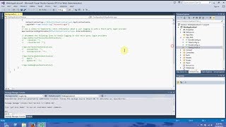 How to add OAuth and openID using Aspnet MVC 5 [upl. by Ainadi156]