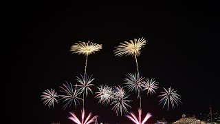 New Taipei City Tamsui Fireworks 20241231 [upl. by Mairim]