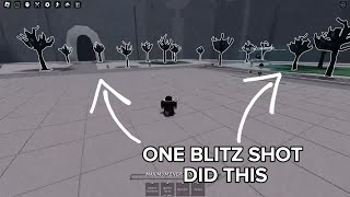 ONE BLITZ SHOT DESTORY EVERY SINGLE TREE 💀  Roblox TSB [upl. by Reginauld]