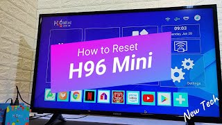 How to Reset H96 Mini Android Smart Box [upl. by Cromwell]