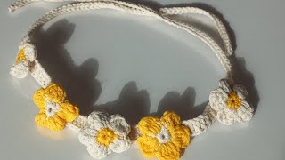 Bandeau  serreTête avec fleurs [upl. by Eentruoc]