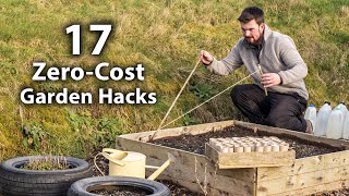 17 Brilliant FREE Vegetable Gardening Hacks  More Food for Less Effort [upl. by Namlak]